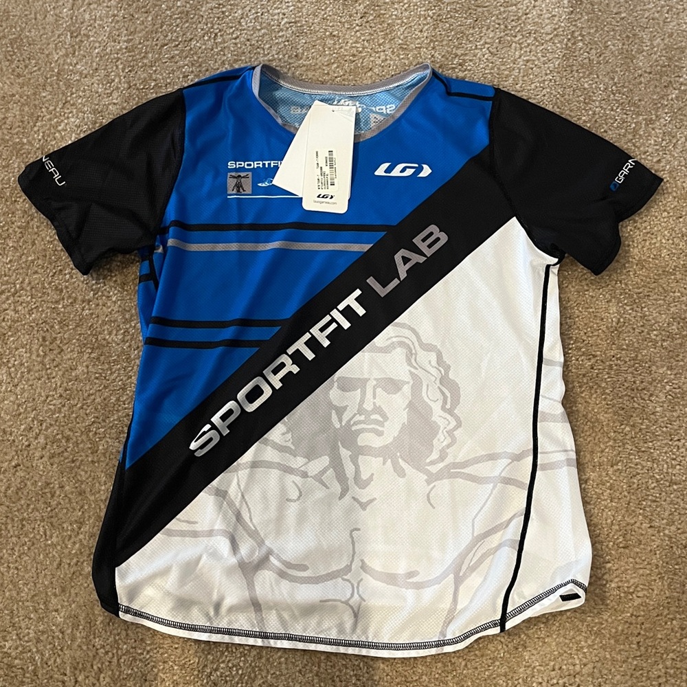 NWT Louis Garneau Short Sleeve Run Top - size XL